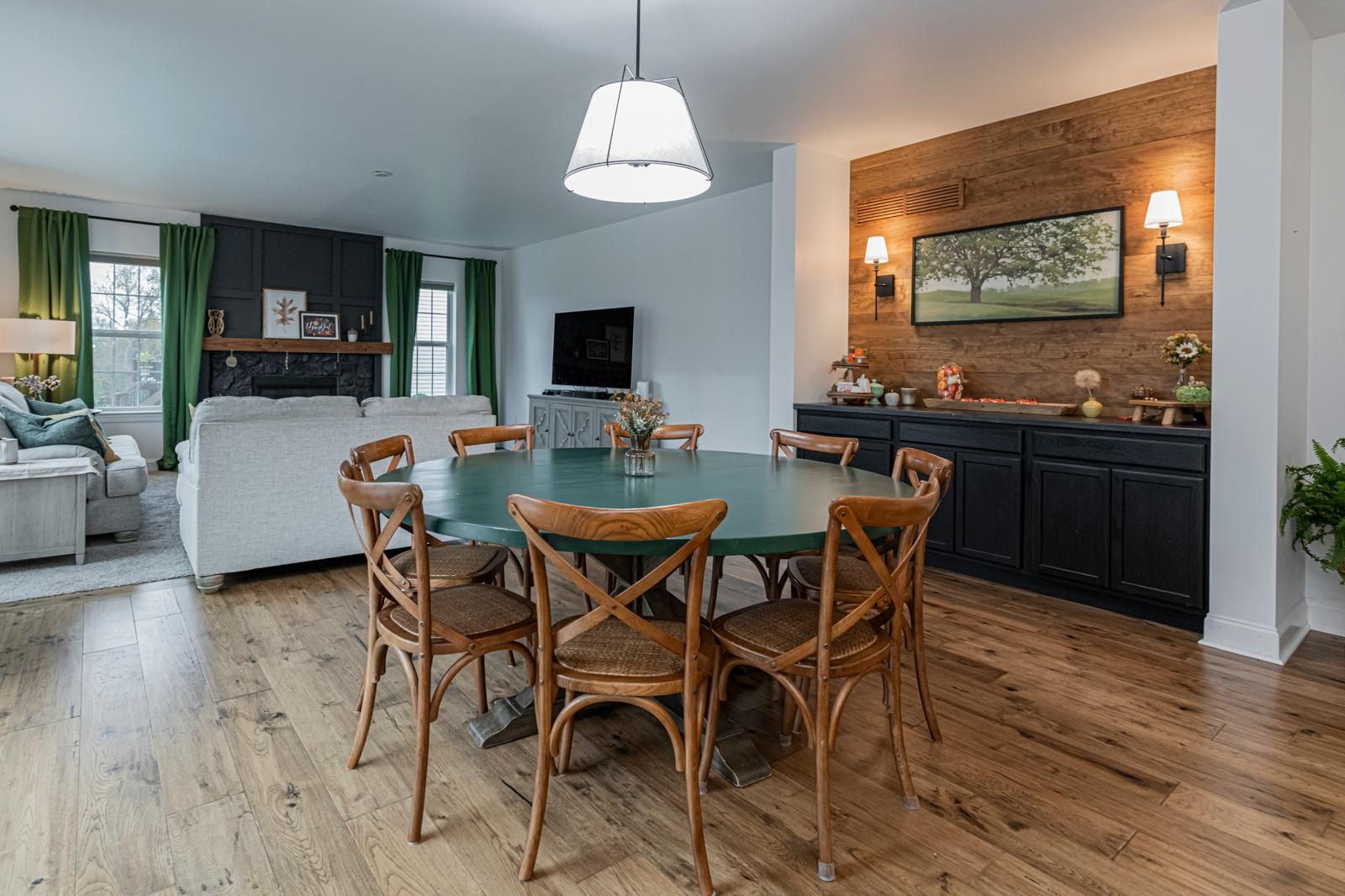 Open dining and family room renovation — Pinpoint Home Services, Montgomery County PA